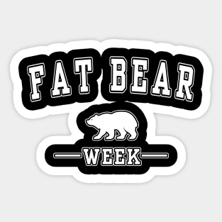 Fat Bear Week Sticker